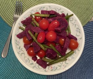 Sicilian Purple Potato Salad